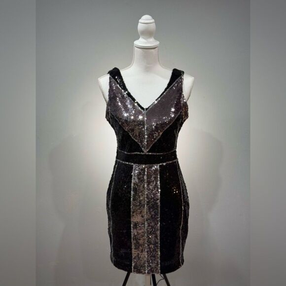 SALE! Black B. darlin Fully Sequined Dress Size 3 Juniors NWT - Picture 1 of 7